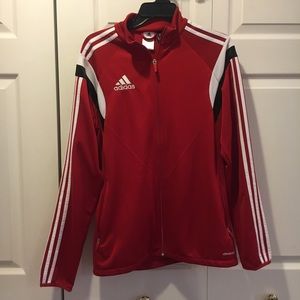 Red adidas Zip Up Jacket